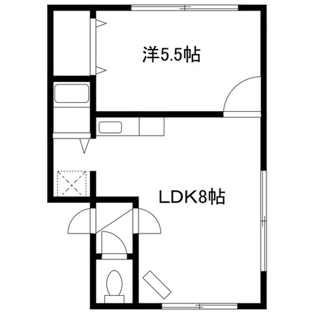 グレイスハイム月寒の物件間取画像